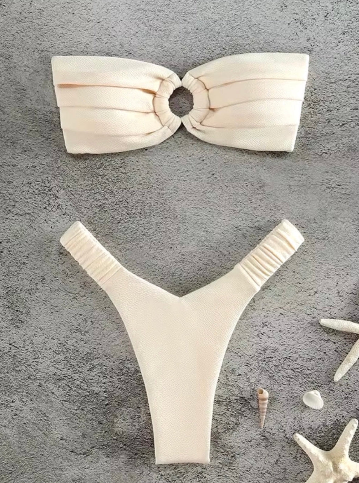 Strapless Bandeau Bikini Set