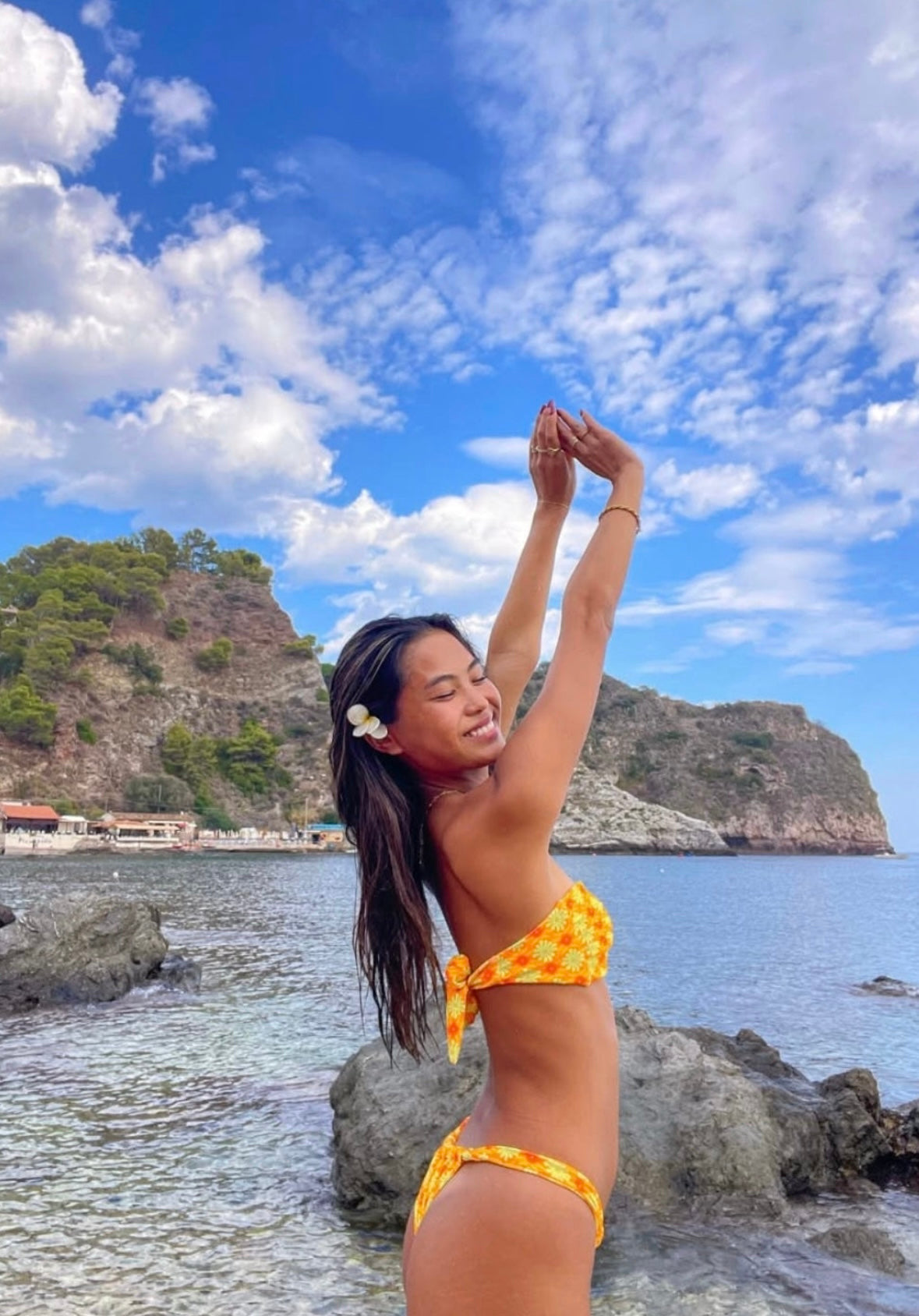 Strapless Bandeau Thong Bikini