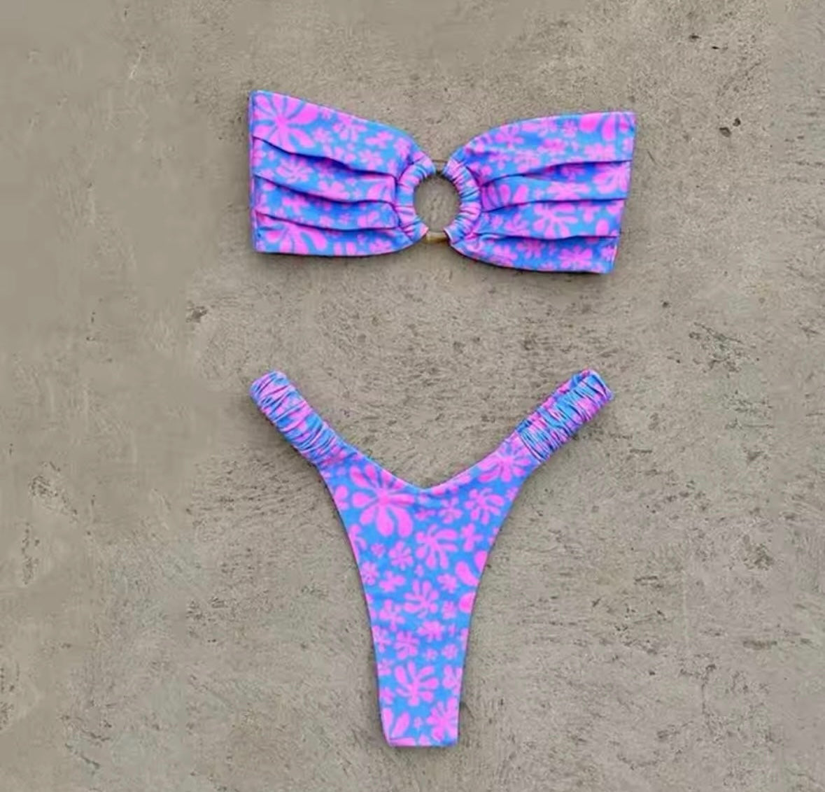 Strapless Bandeau Bikini Set