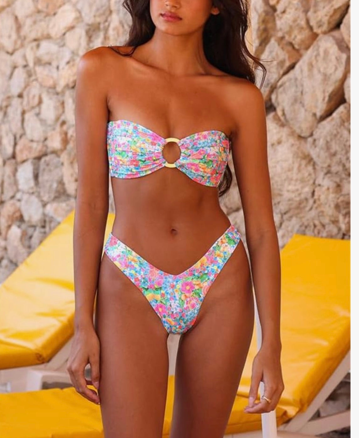 Vintage Floral Bikini Set